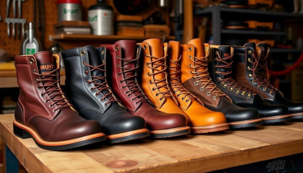 Brunt work boot styles