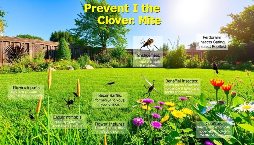 Clover mite prevention