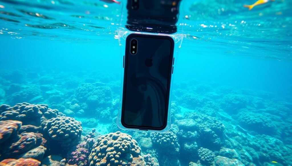 Waterproof phone case for diving