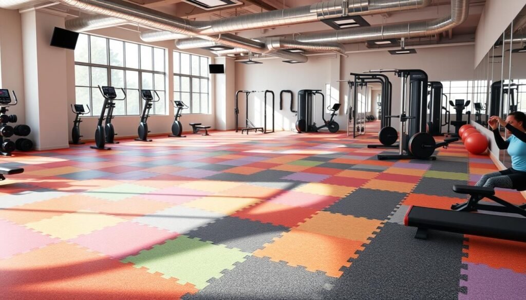 interlocking gym tiles