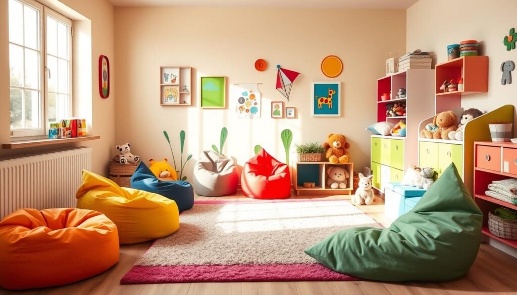 kids playroom bean bag chair