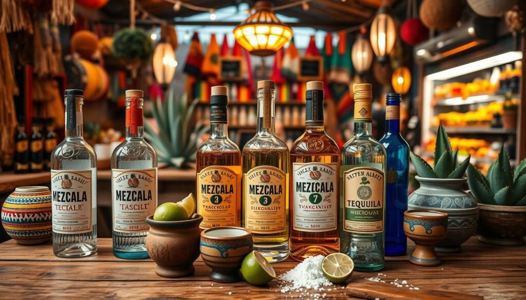 mezcal and tequila