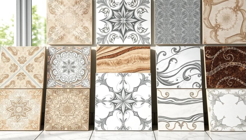 porcelain tiles