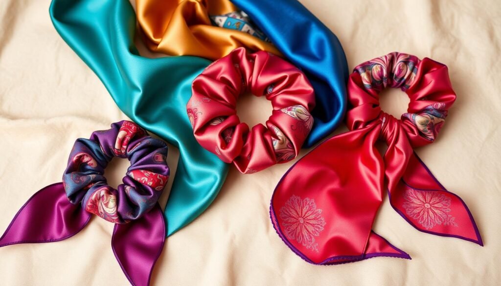 silk hair accessories