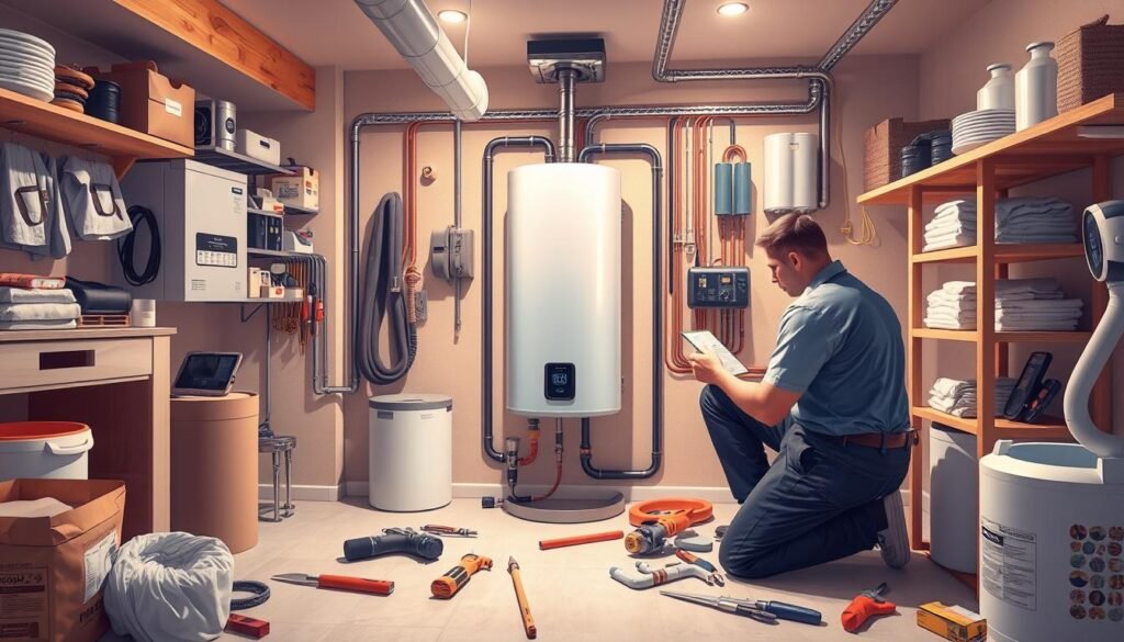 tankless water heater installation