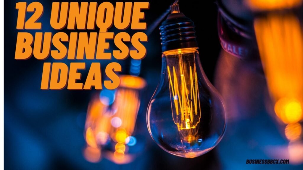 12 Unique Business Ideas