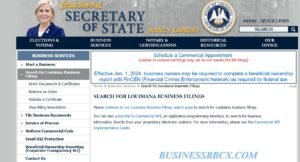 Louisiana Secretary of State Business Search