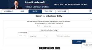 Missouri Secretary of State Business Search